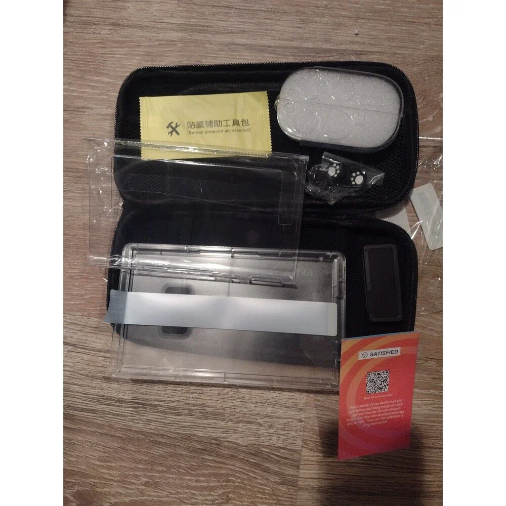 Nintendo Switch carrying case with game kit new